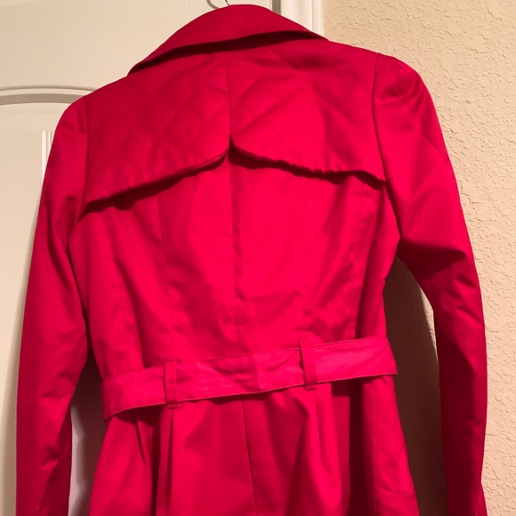 H&M Red Trench Coat - Picture 7 of 8